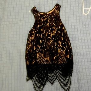 Size medium Express lacy top for a fun night out.